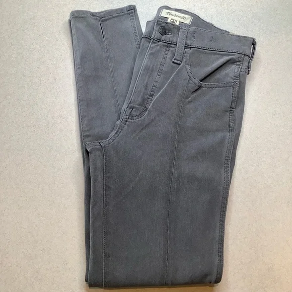 Madewell Jeans 25 10” High Rise Roadtripper Front Slit In Carlin‎ NWT